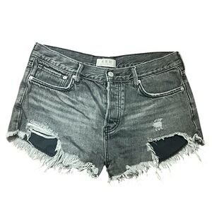 We The Free Charcoal Jean Shorts